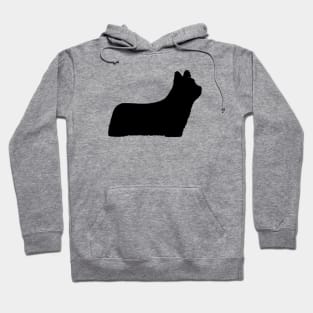 Skye Terrier Silhouette Hoodie